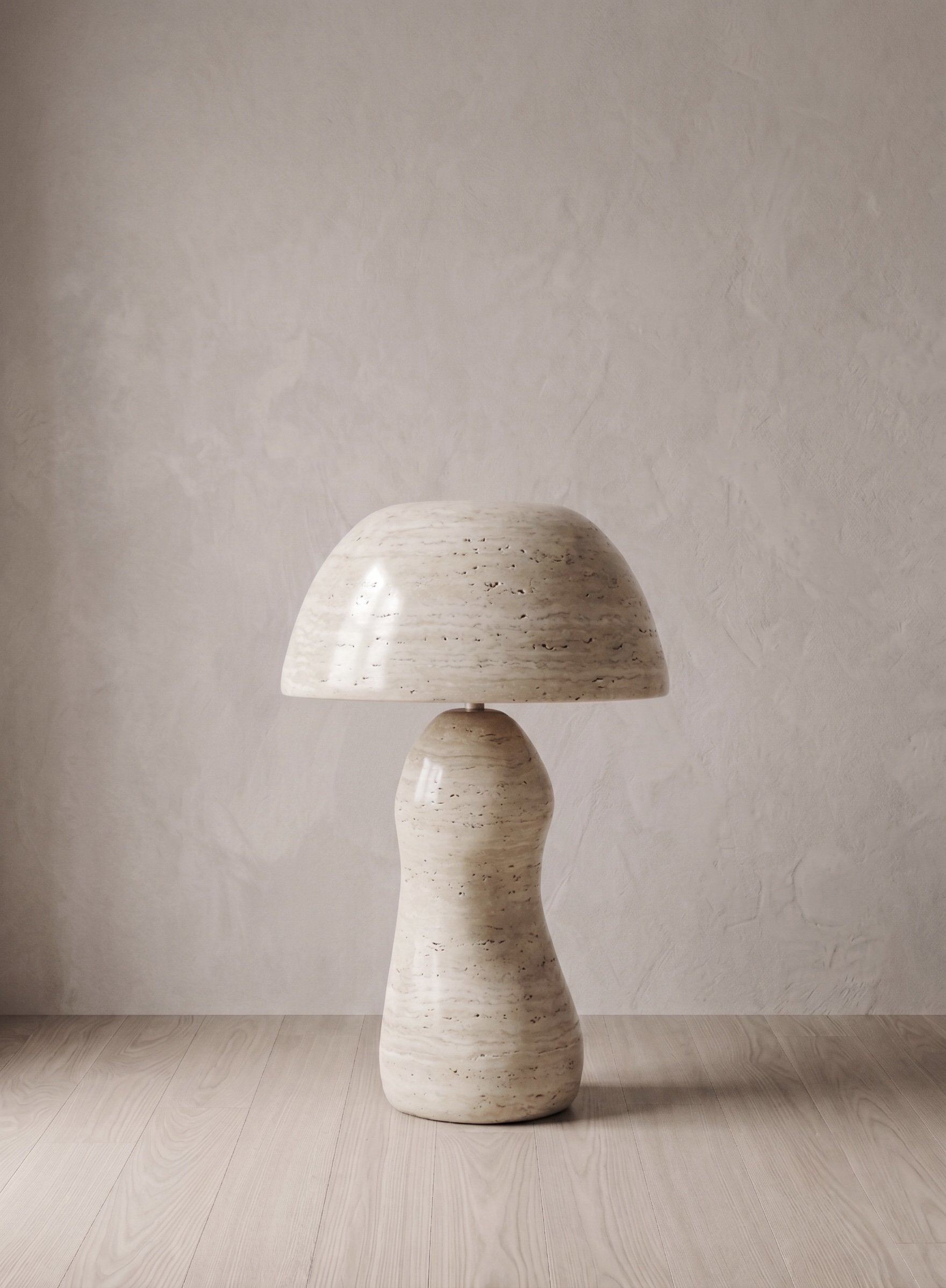 Travertine Lamp